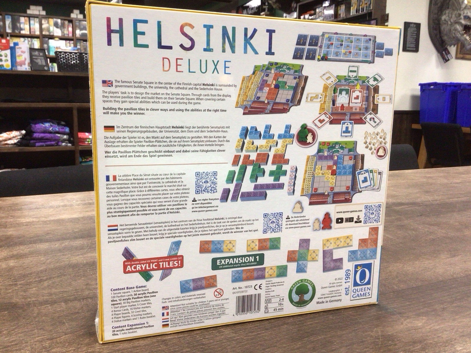 Helsinki Deluxe Game (Queen Games 2022) SEALED IN BOX Sib Mint