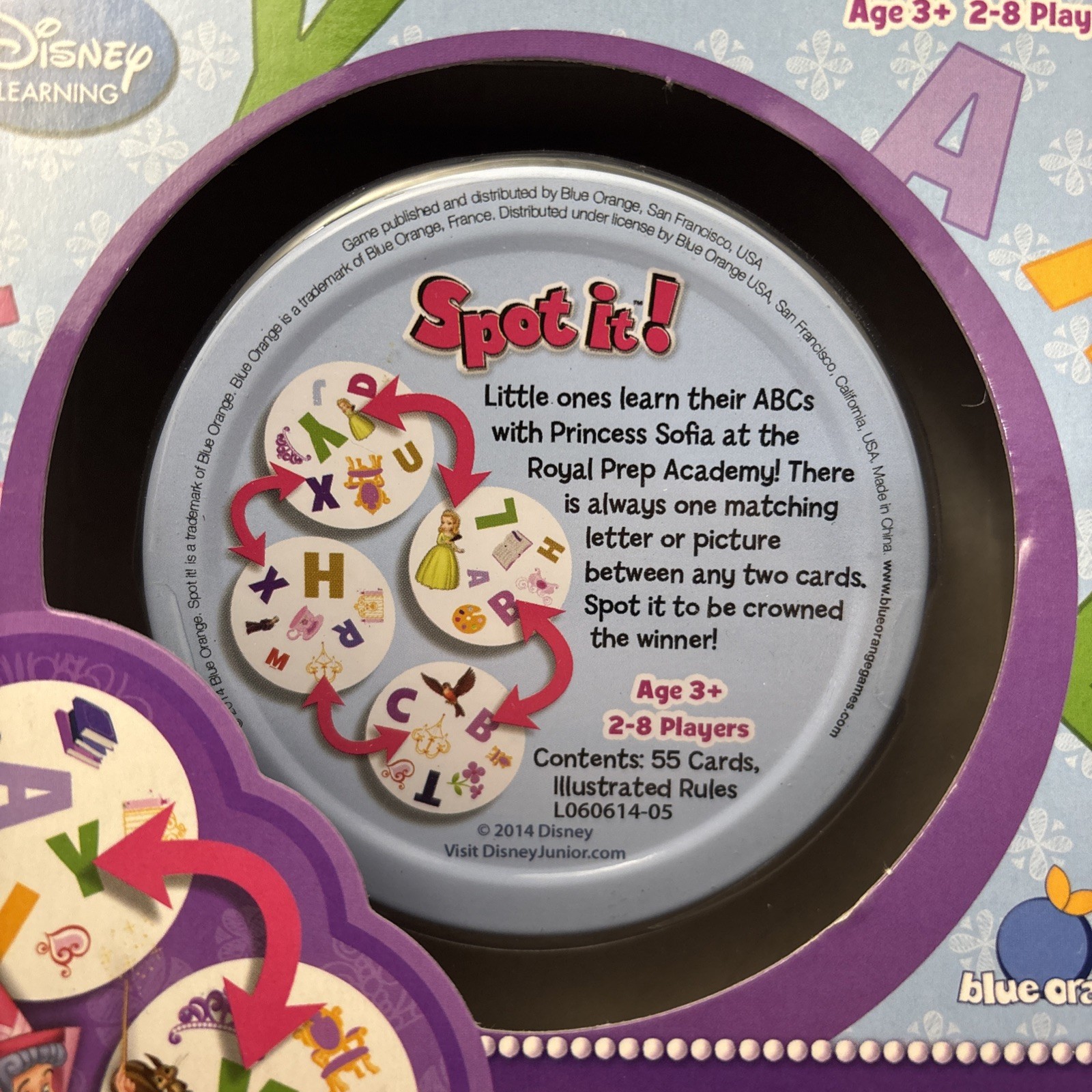Spot It! Disney Learning – Sofia The First Edition – – Spot’n Learn Alphabet