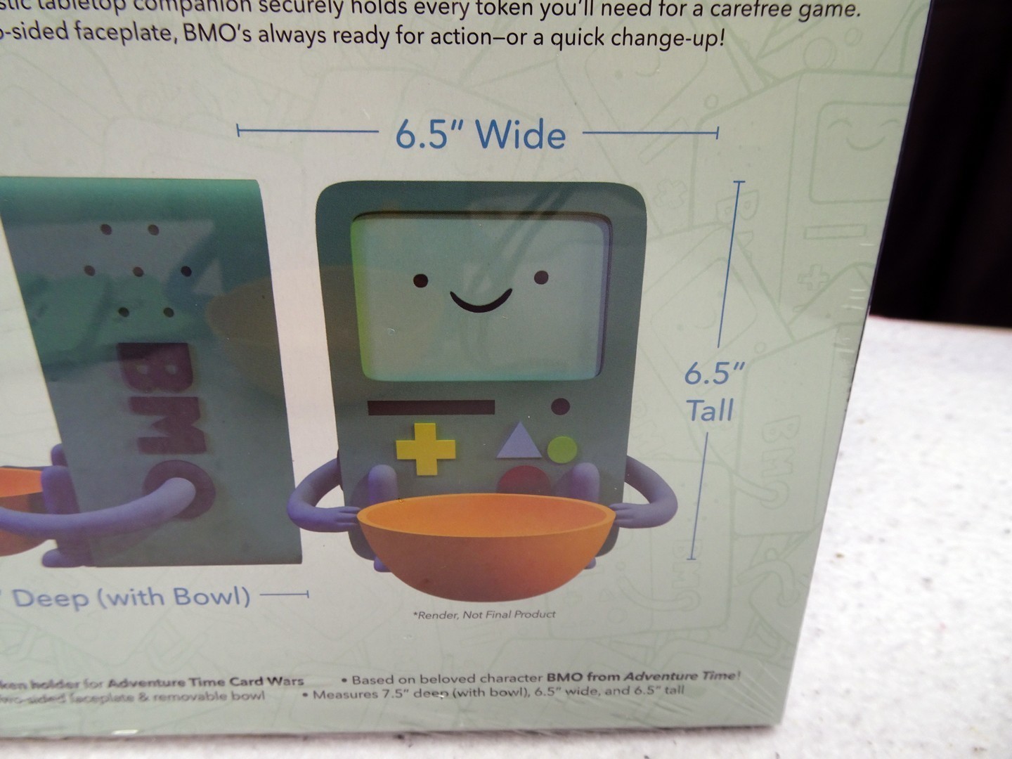 Adventure Time Card Wars: BMO Token Holder – Brand new and in hand w/ faceplates