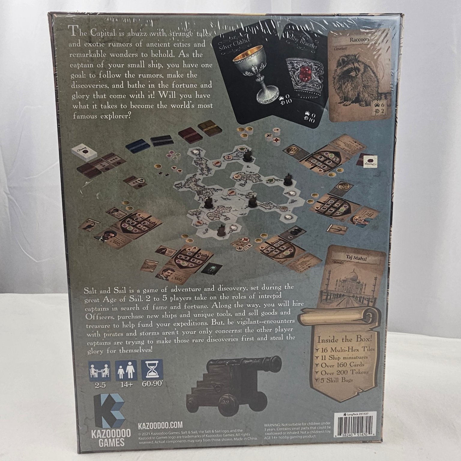 Salt & Sail Kazoodoo Games Board Game 2021 New Sealed