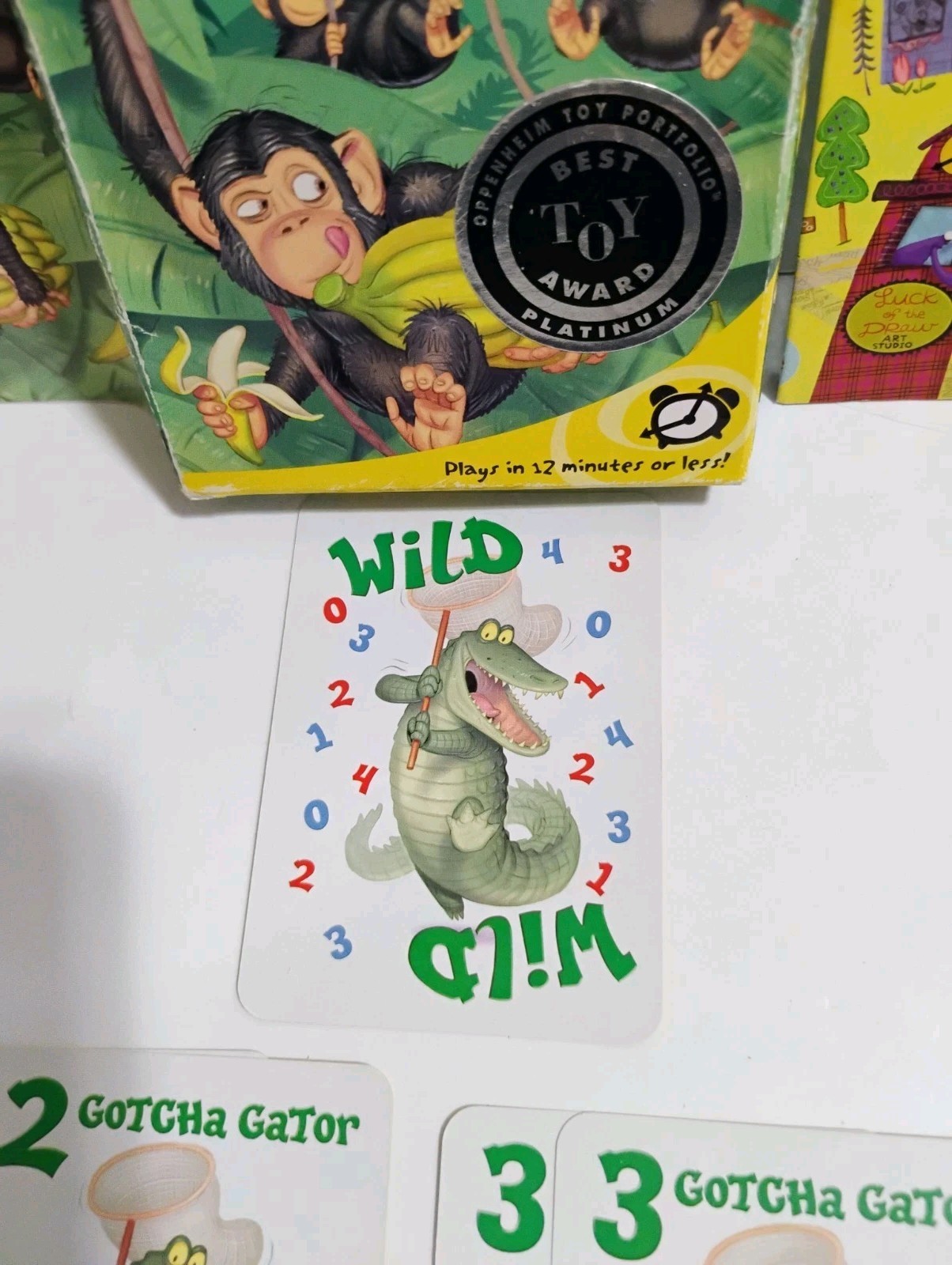 Vintage 2004 Gamewright Go Bananas Monkey Matching Card Game COMPLETE