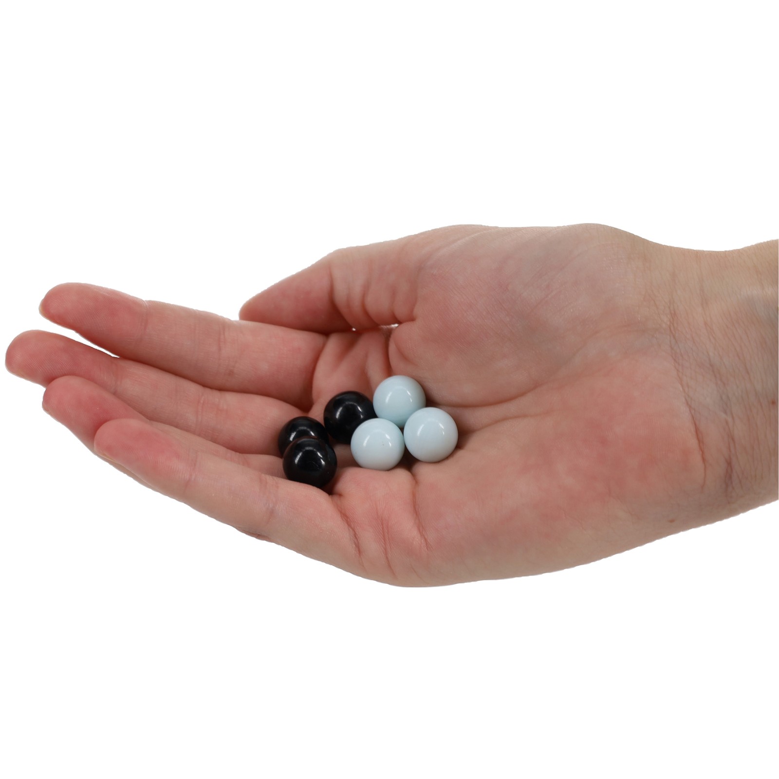 WE Games Nine Men’s Morris Wooden Travel Game with Marbles – 5 inch Travel Size