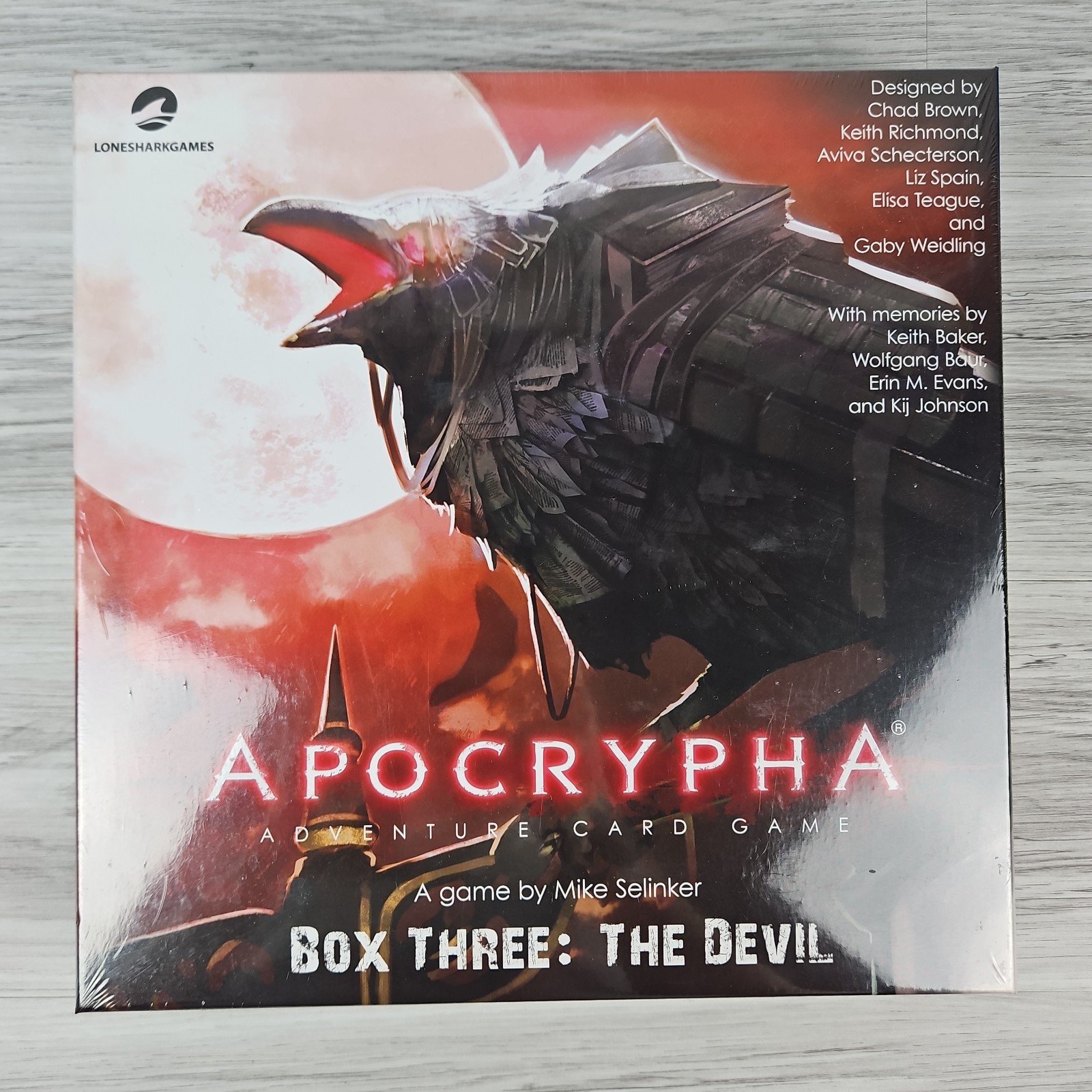 Apocrypha Adventure Card Game – Kickstarter edition with all 3 boxes plus promo