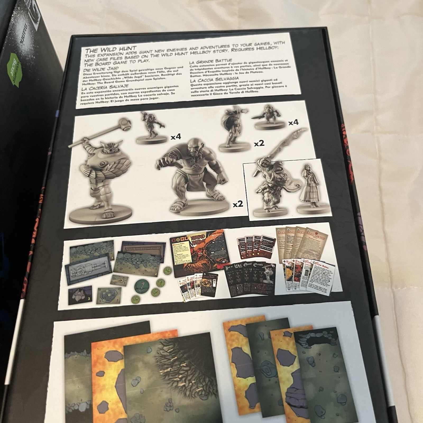 Hellboy: The Board Game (Expansions) Box Full of Evil & The Wild Hunt COMPLETE