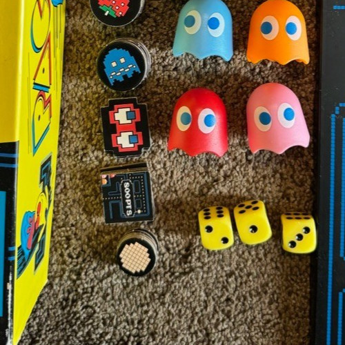 Pac-Man The Board Game Complete – Tested – Classic With Authentic Arcade Sounds!