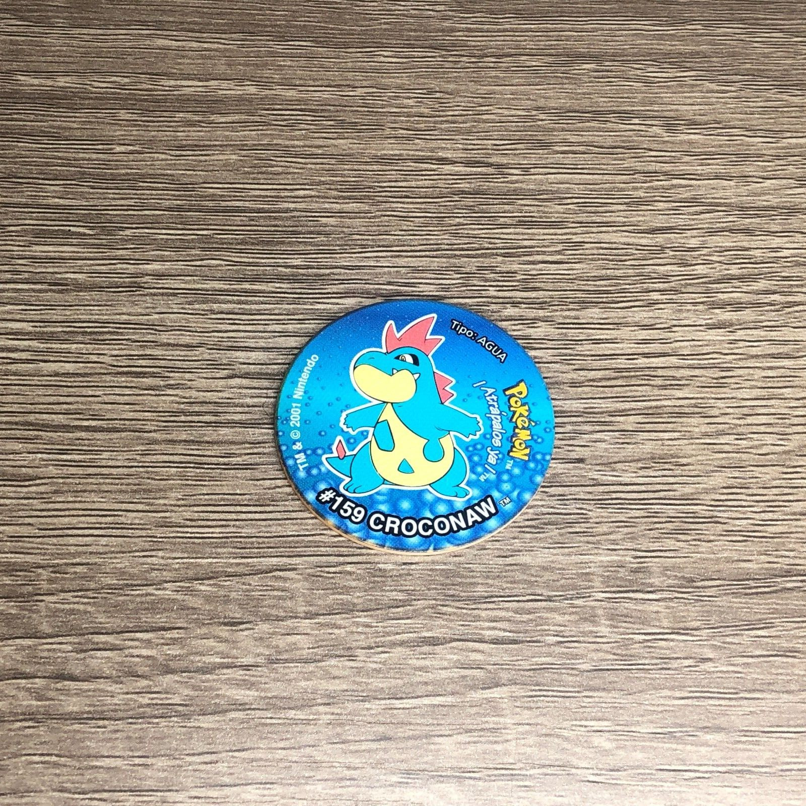 Pokemon Pogs Croconaw Tazos Sabritas Taps Mexico Nintendo Tazo 2001 Collectable