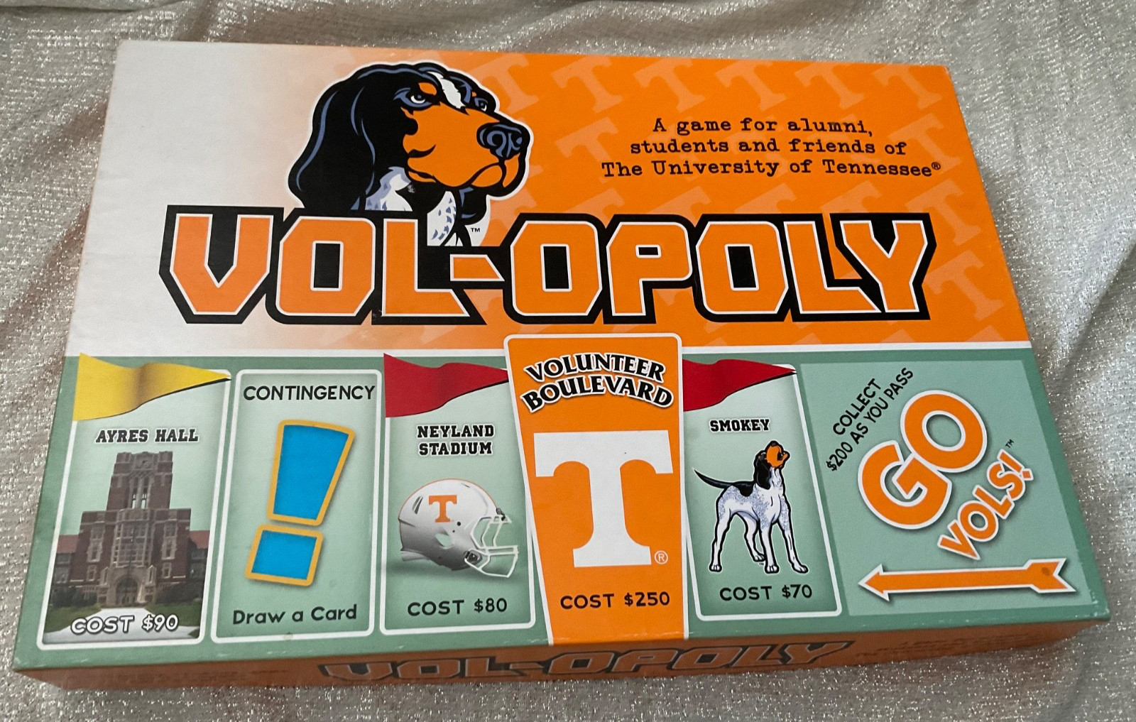 Vol-opoly University Of Tennessee Volunteers Board game TN Vols Volopoly See Pic