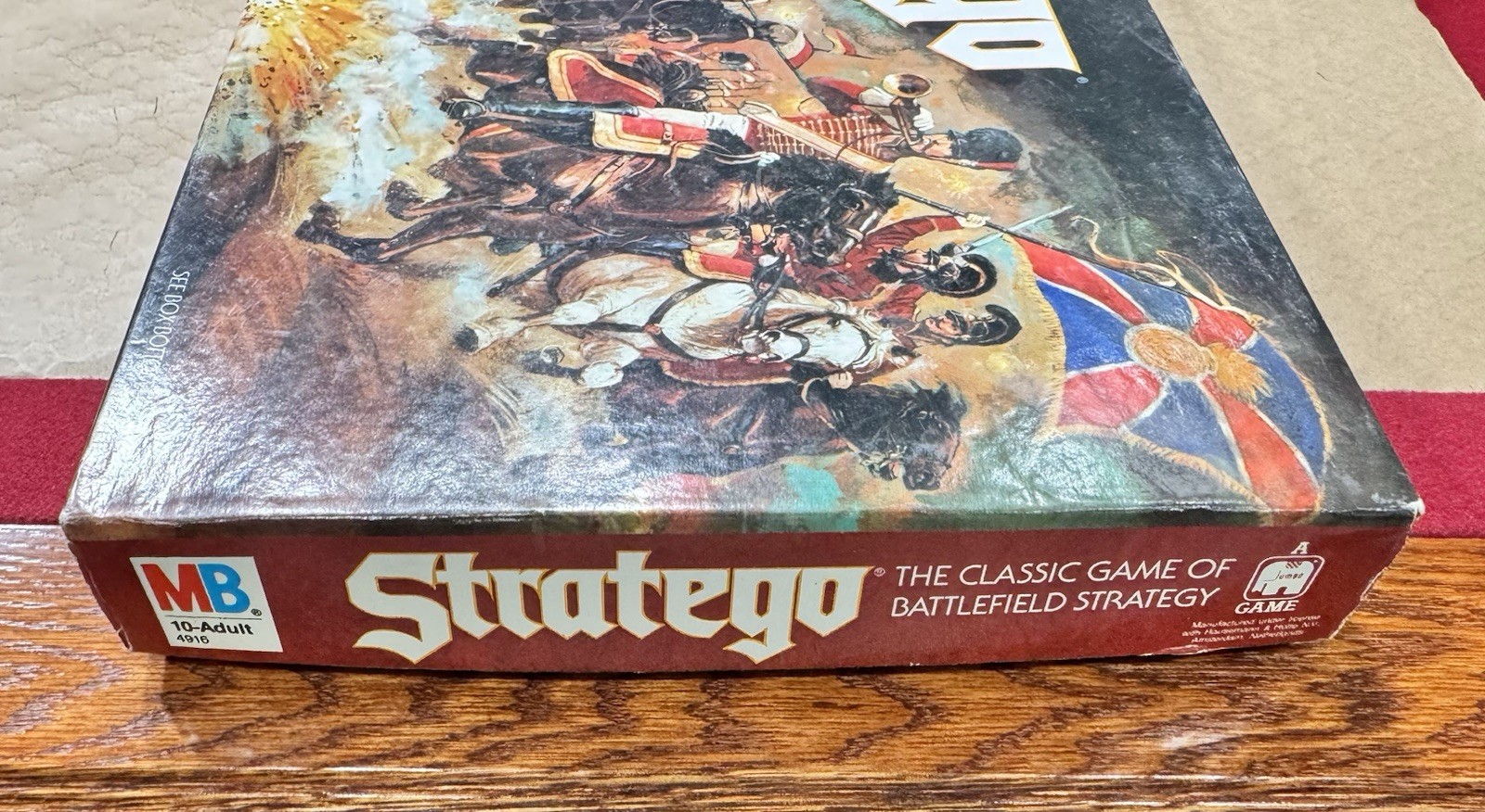 Stratego Battlefield Strategy Board Game Complete 4916 Milton Bradley 1986 Vtg