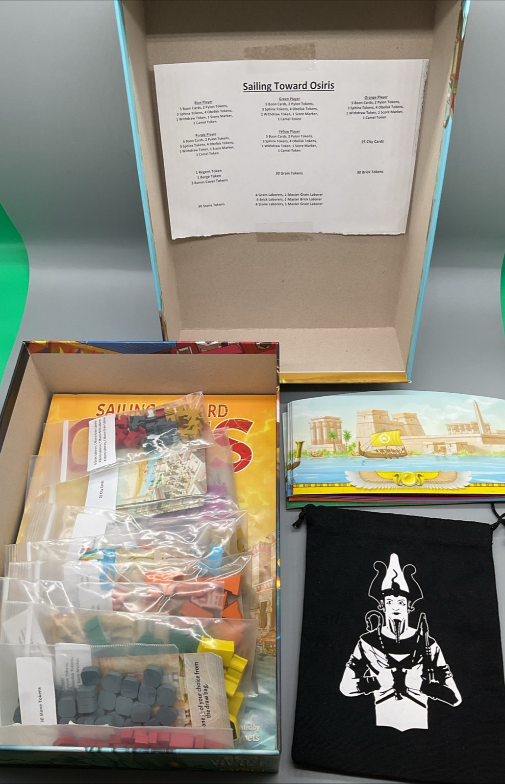 2018 Sailing Toward Osiris Strategy Board Game Daily Magic Games COMPLETE