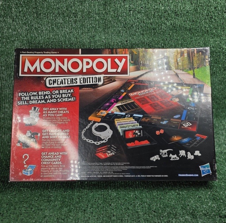Monopoly Cheaters Edition Property Trading Board Game Factory Sealed Hasboro New