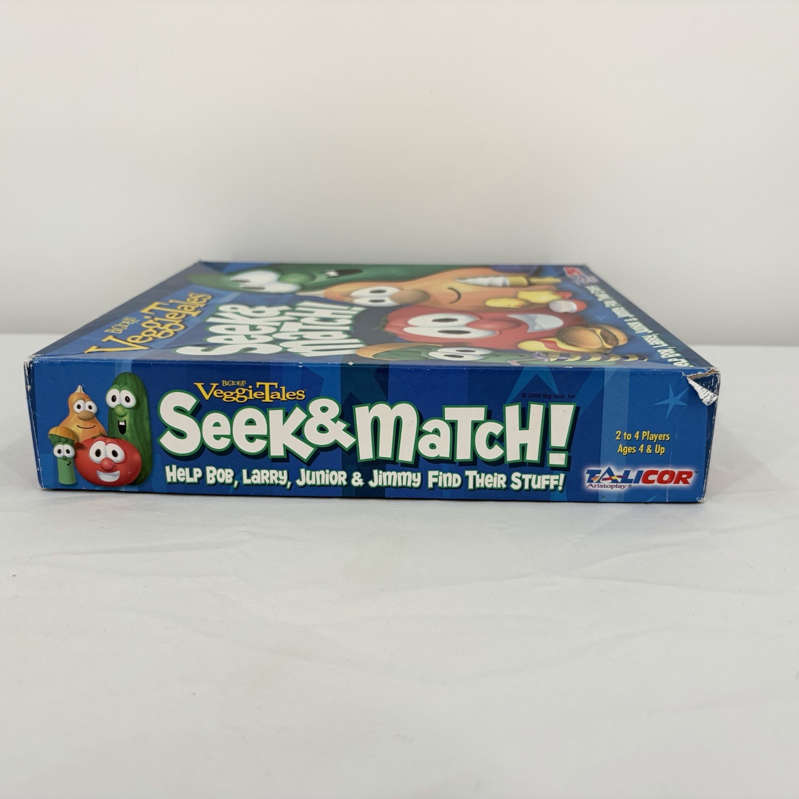 Veggie Tales 2006 Seek & Match Board Game by TaliCor ~ Complete