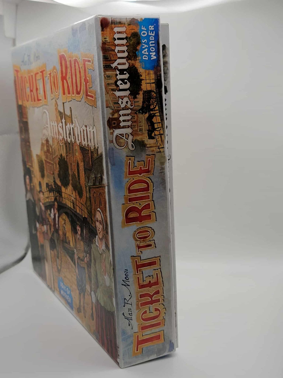 Ticket To Ride Amsterdam Board Game by Days of Wonder OPEN BOX COMPLETE