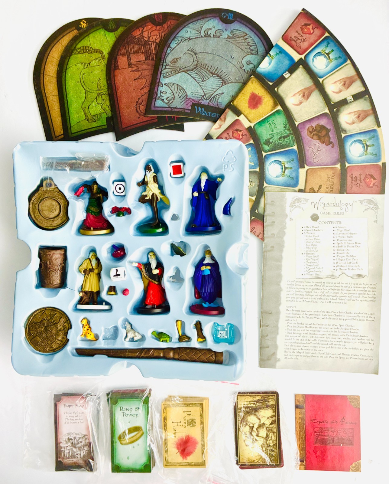 Wizardology The Game From Sabada Toys Fantasy Board Game Incomplete