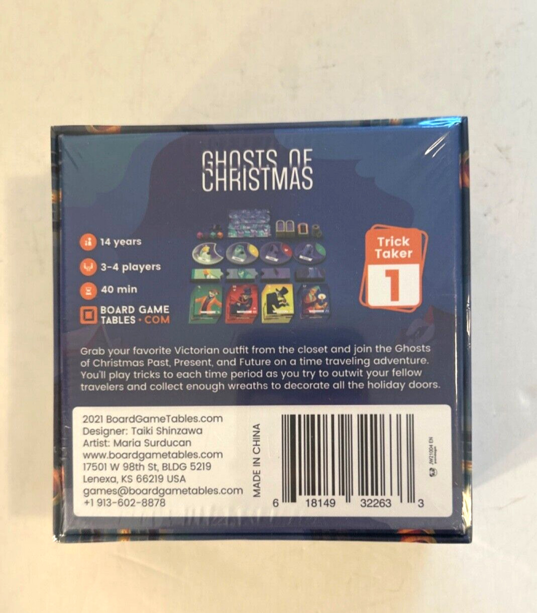 Board Game Tables Ghosts of Christmas Board Game 2021 Still Sealed