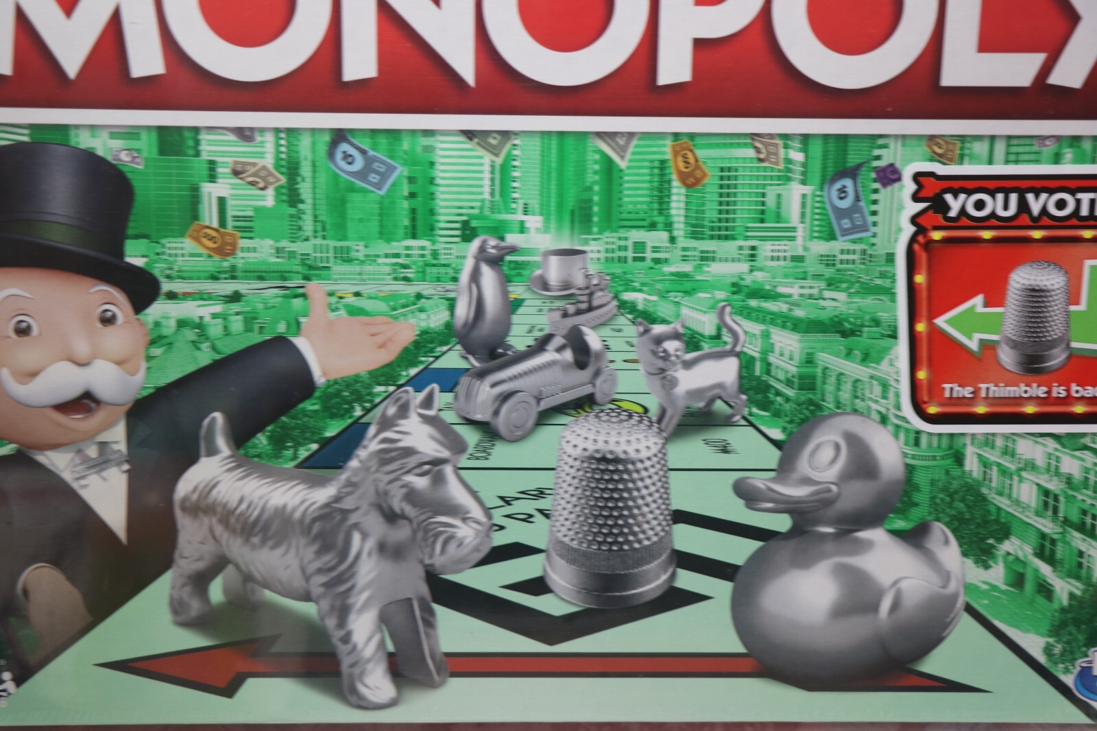 Hasbro Monopoly Token Vote Edition Board Game NEW SEALED