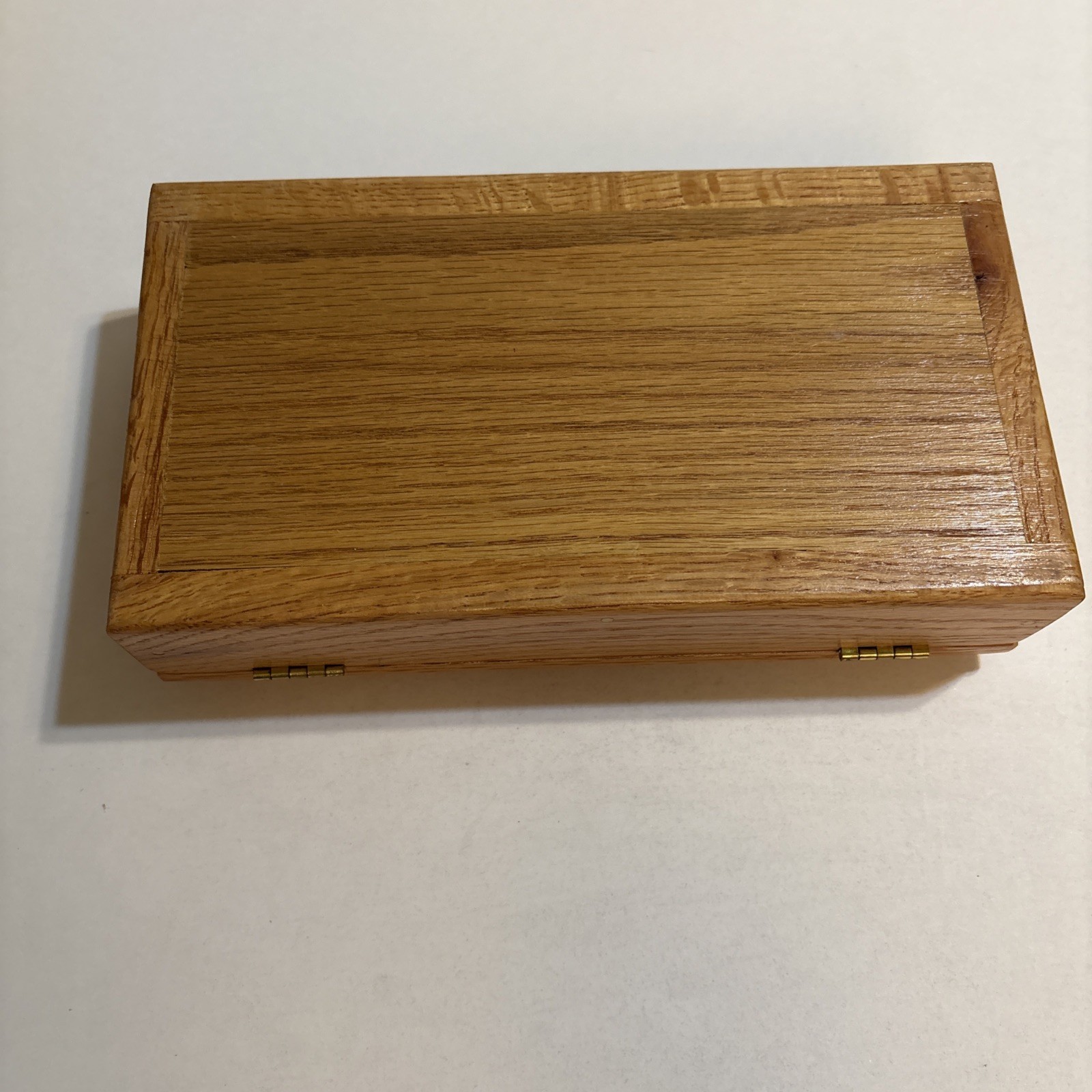 Dominoes RARE Thick White Beveled w/ Blue Dots In Heavy Wood Box 2 Spare Blanks