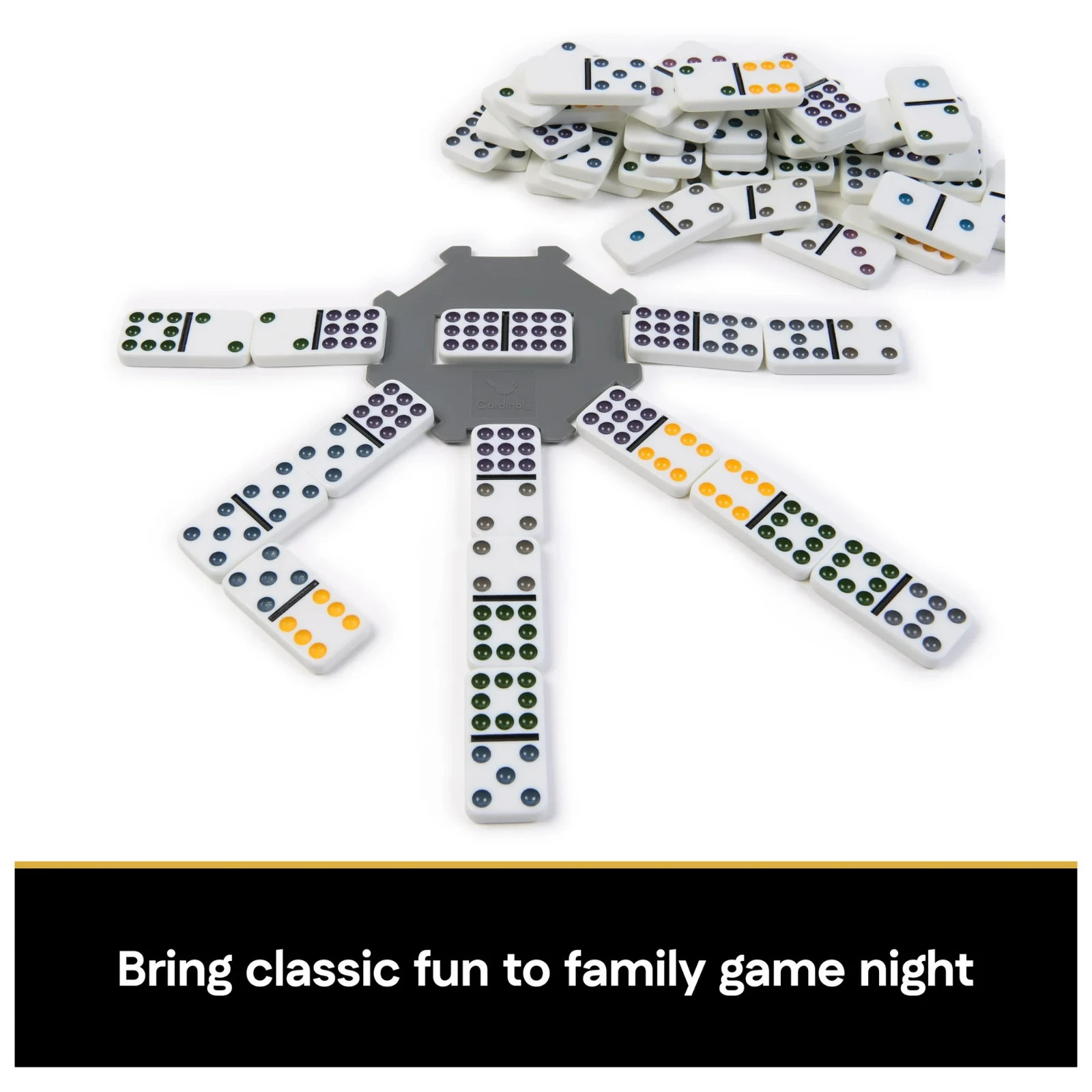 Cardinal Classics Double-Nine Dominoes 55pcs Domino Game by Spin Master New