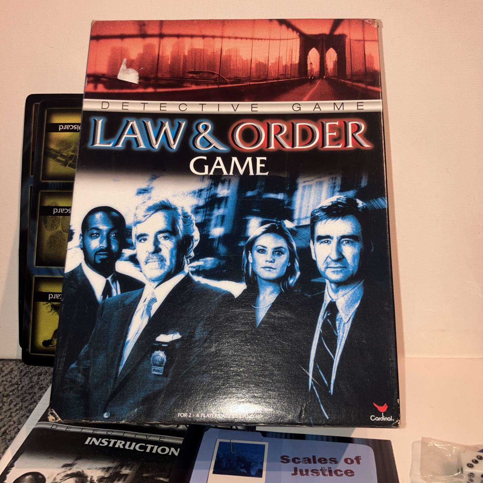 Law & Order Detective Board Game 4 Player Game New! Fun For Fans!