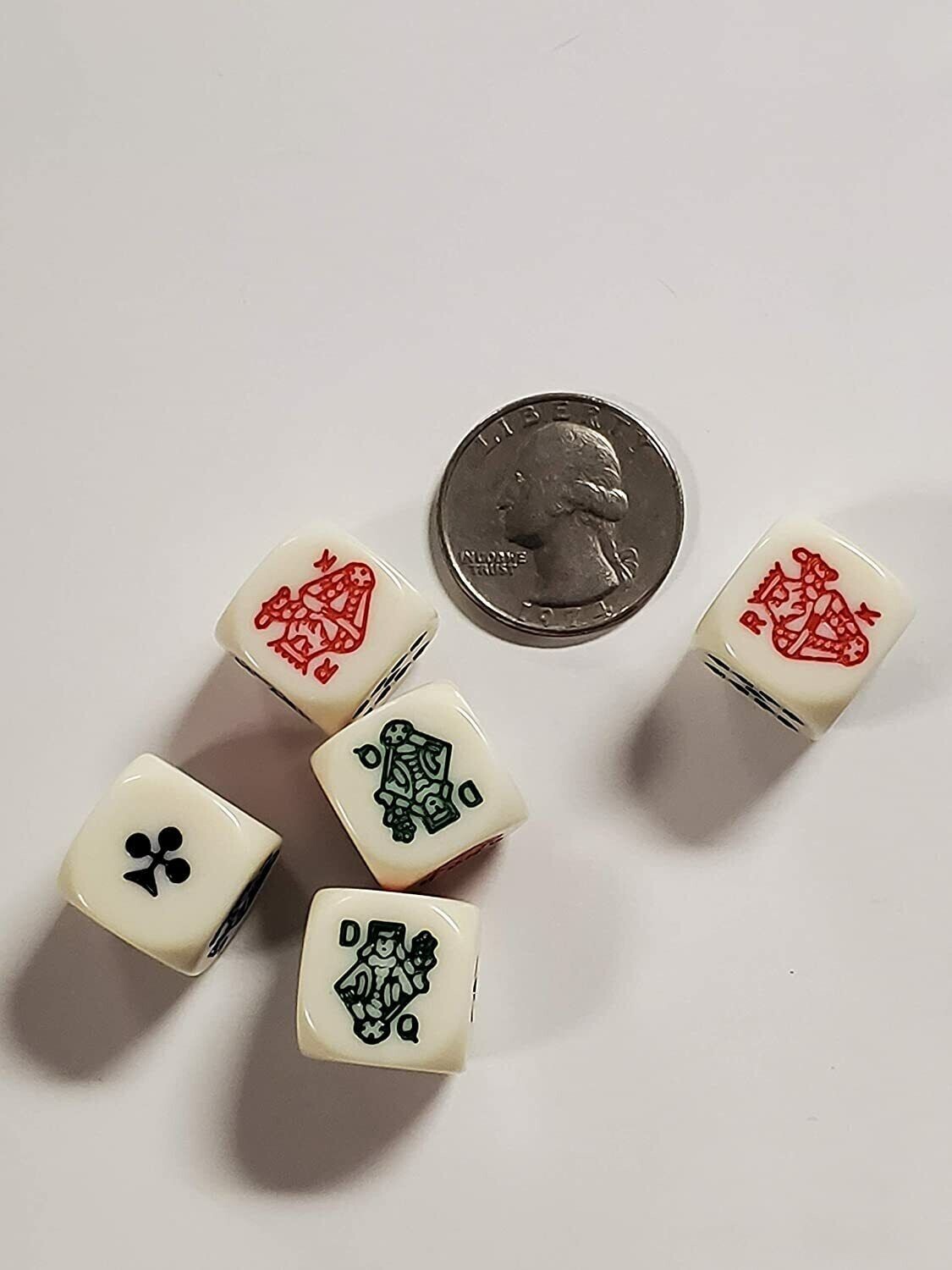 10 Pack Poker Dice No Cup Liar’s Casino Bar Drinking Tab Game SHIPS FROM USA