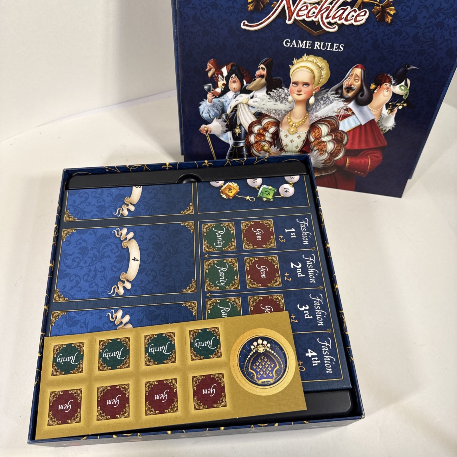Queen’s Necklace Board Game By Spaghetti Western:Used Appears Complete Complete