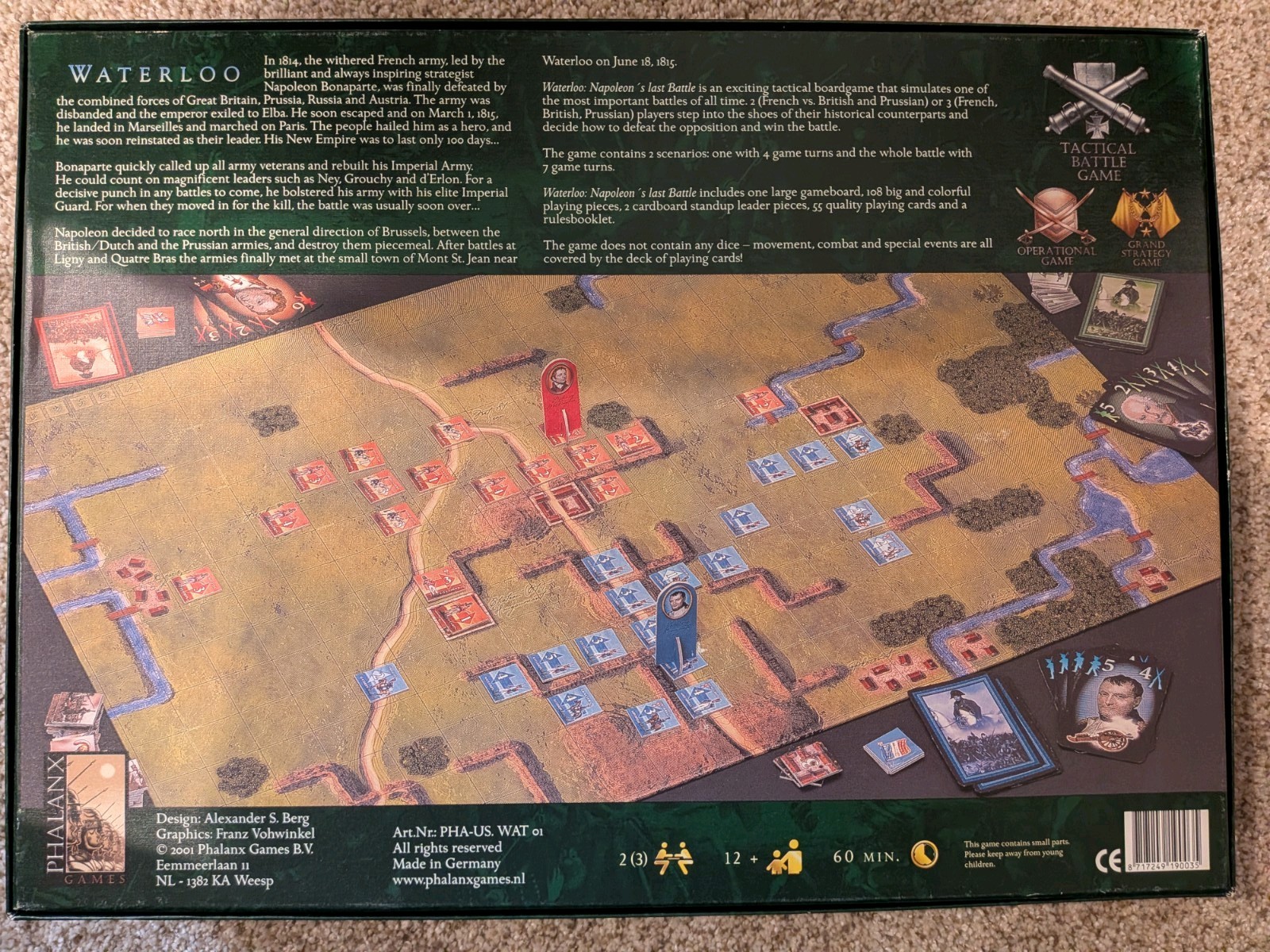 Waterloo Napoleon’s Last Battle Board Game