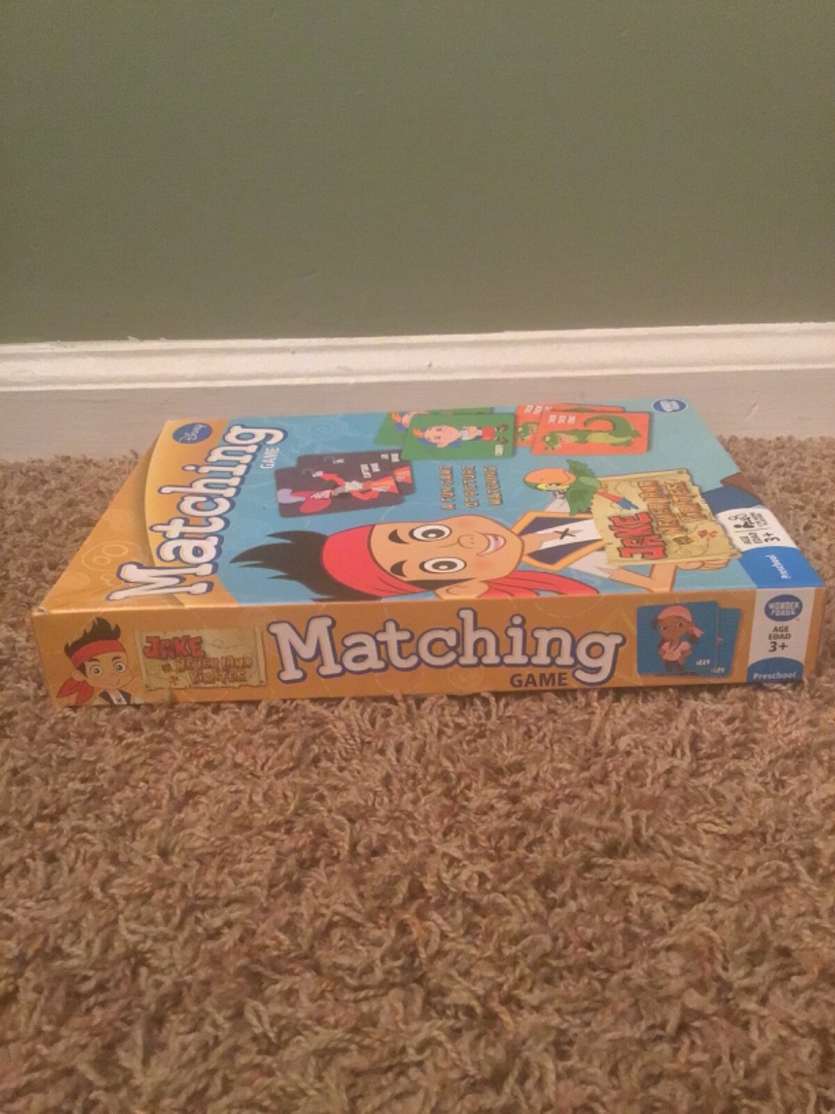 2014 Wonder Forge Disney Jake & The Never Land Pirates Matching Game Complete