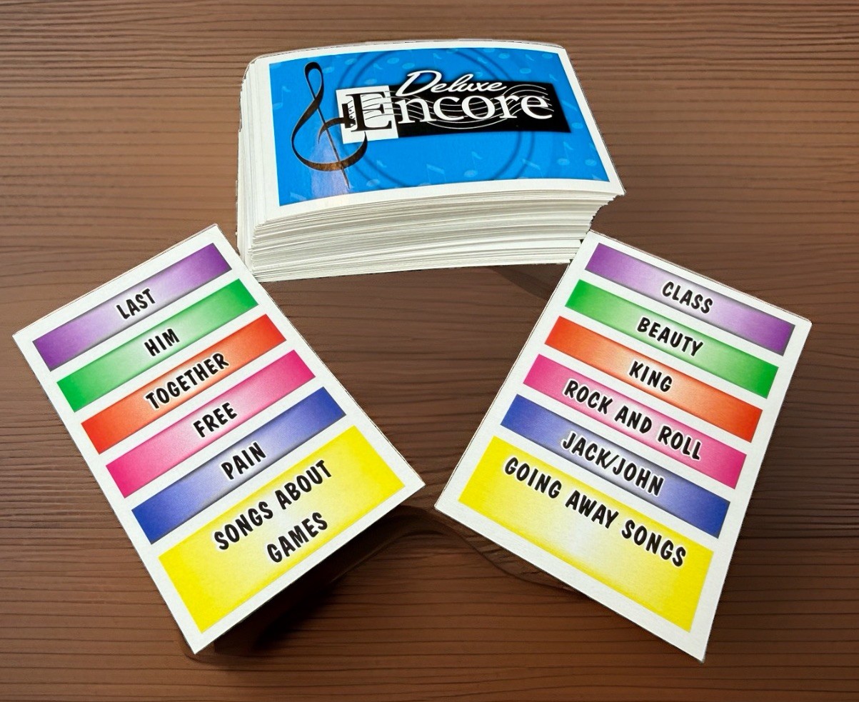 Deluxe Encore Board Game Endless Games No. 300 Music Singing Trivia Complete