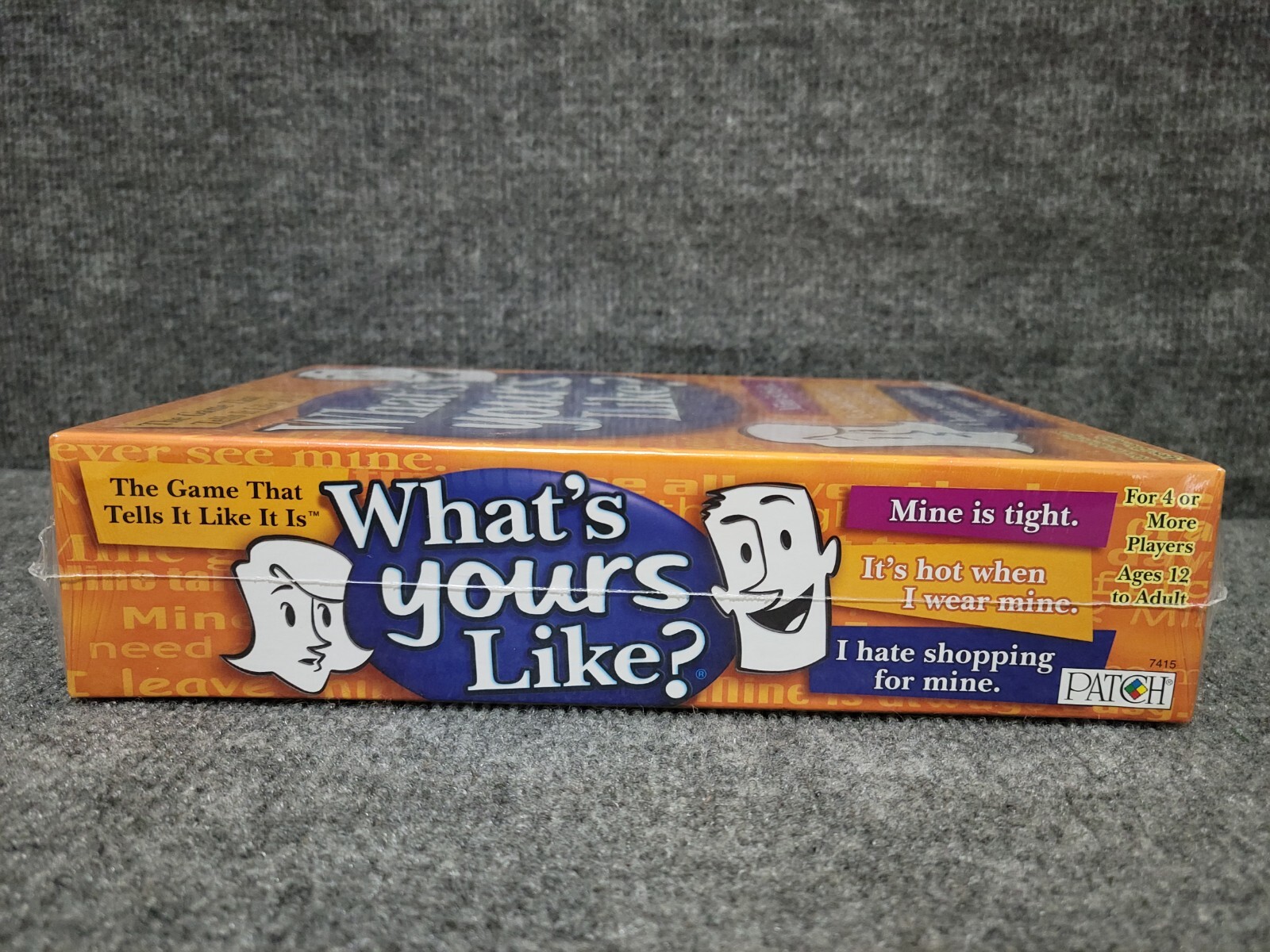 WHAT’S YOURS LIKE? Game