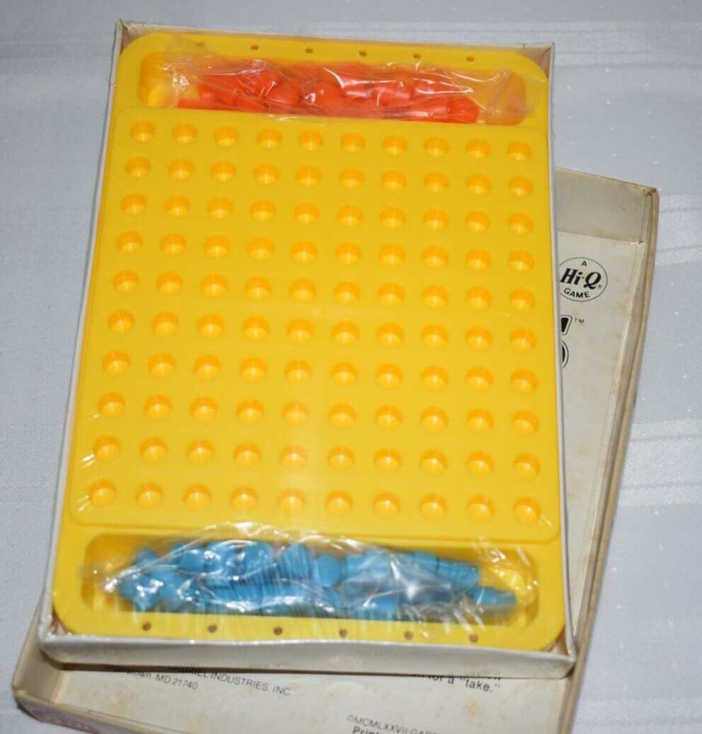 1977 TAKE 5 Gabriel Strategy Game Hi-Q Puzzle Vtg w/Instructions New HONG KONG