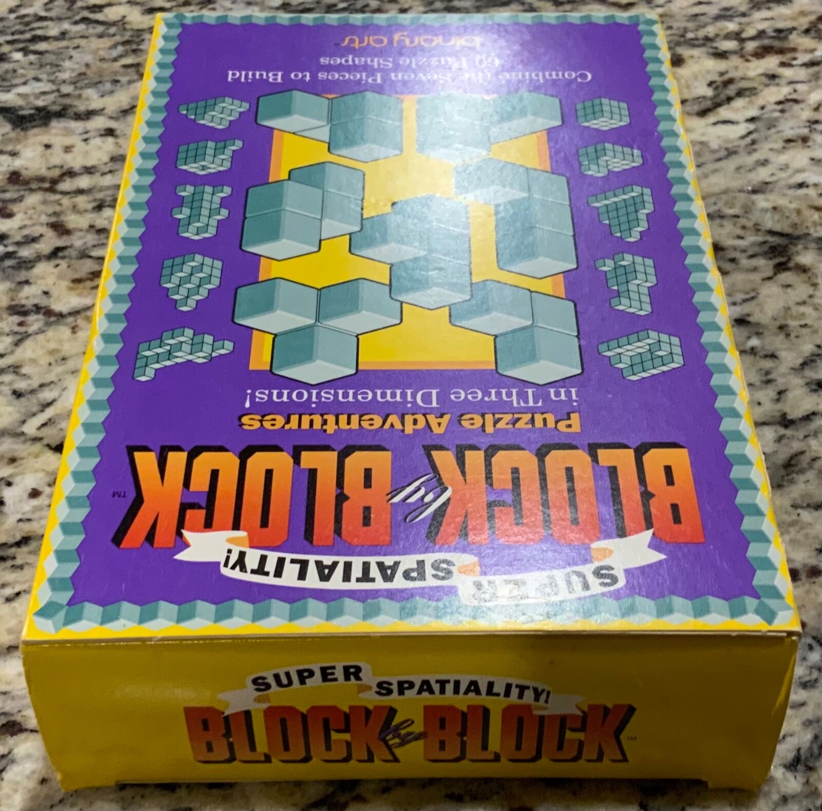 Block By Block Super Spatiality Puzzle Adventures in Three Dimensions Brand New