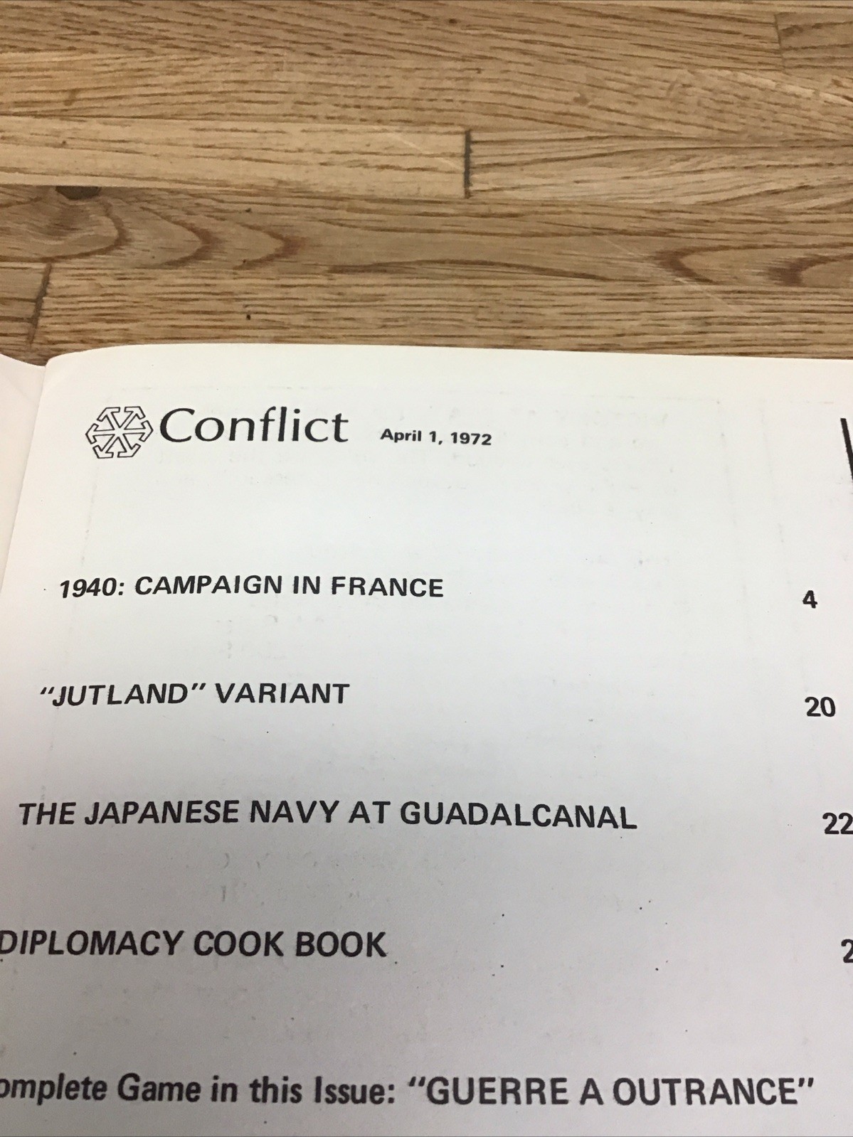 Conflict Games 1940: Campaign In France Book Only P-3