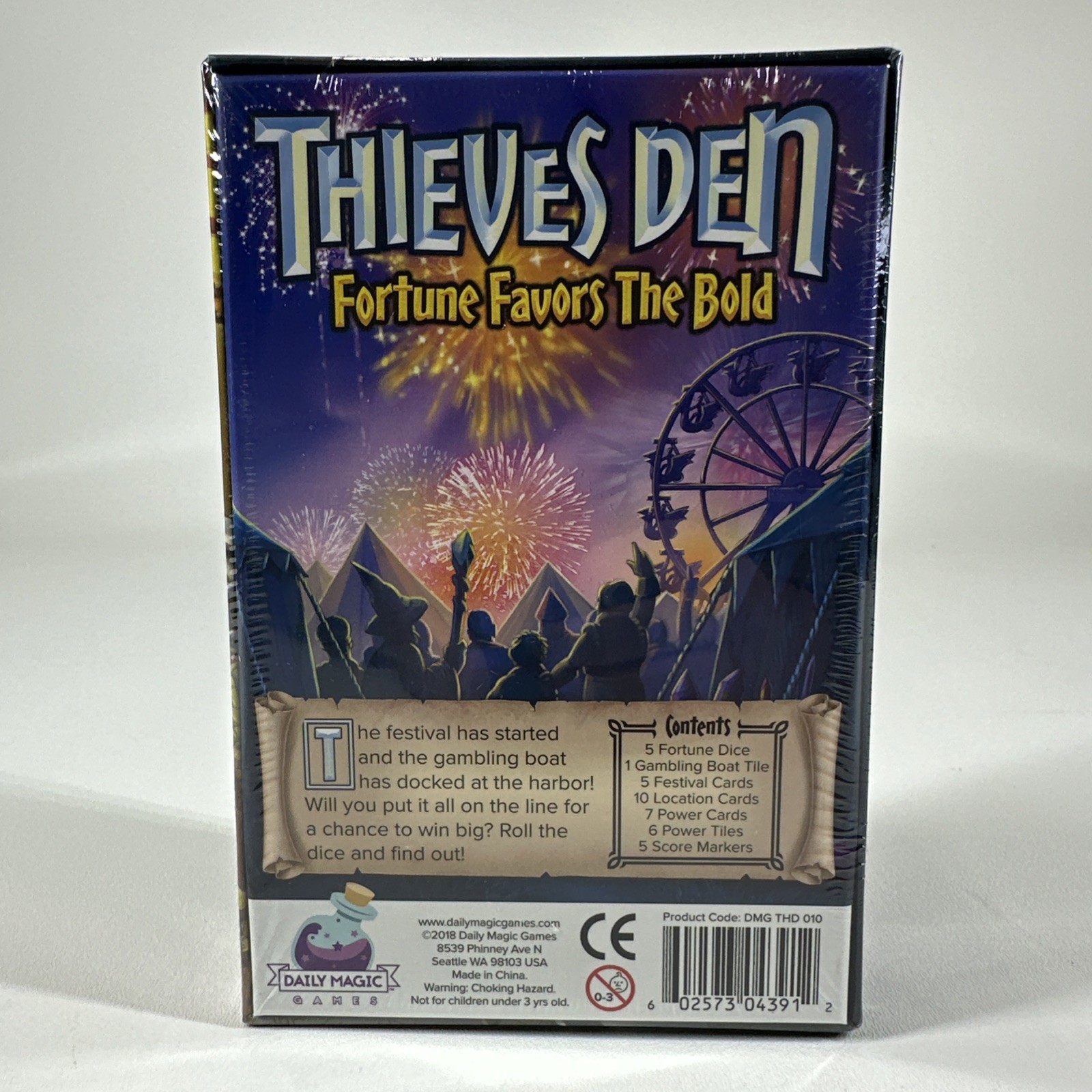 Thieves Den Board Game 2-5 Players Ages 10+ Daily Magic Games NEW