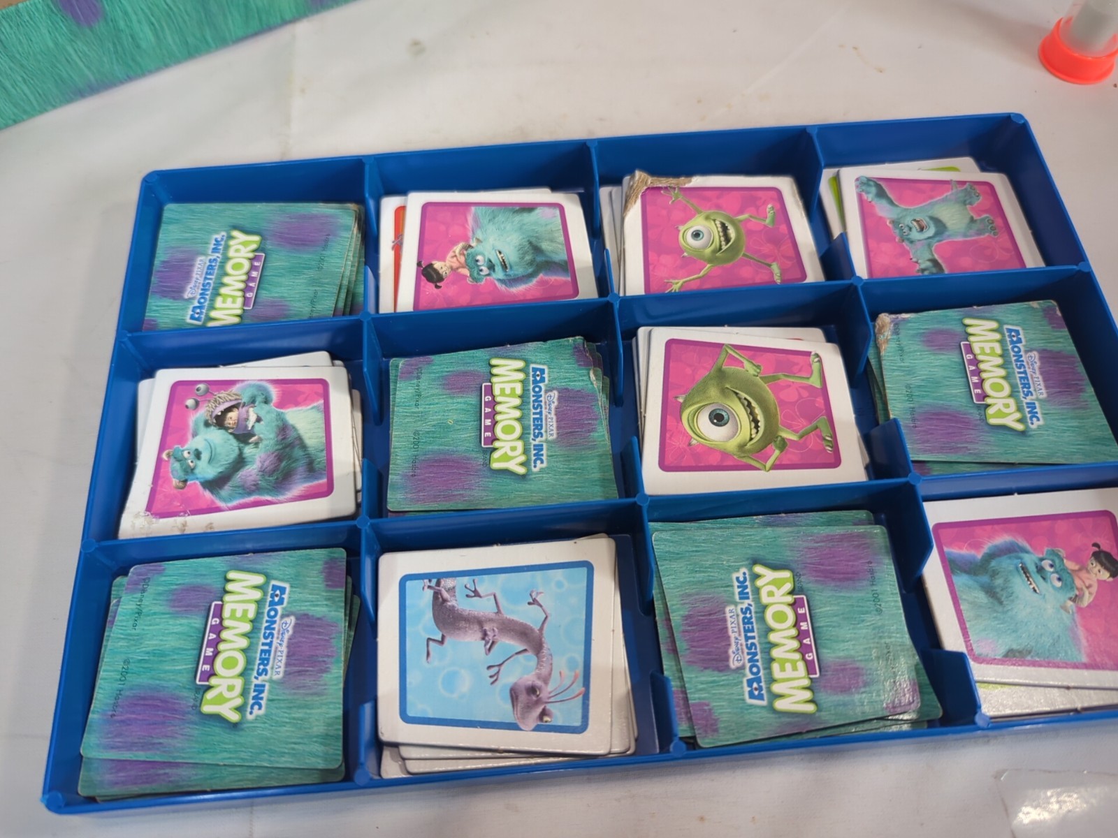 2001 Disney Pixar Monsters, Inc. Memory Game 98% Complete
