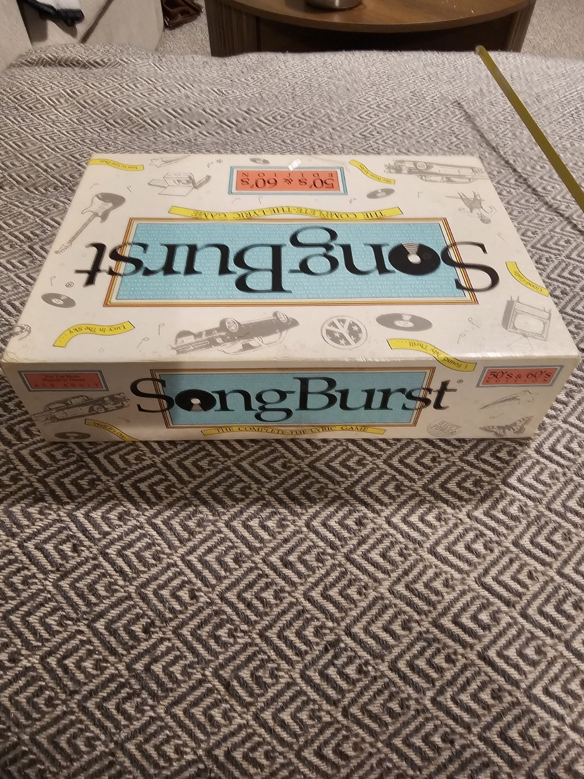 SongBurst Board Game Complete the Lyric 50’s & And 60’s Edition 90s Board Game