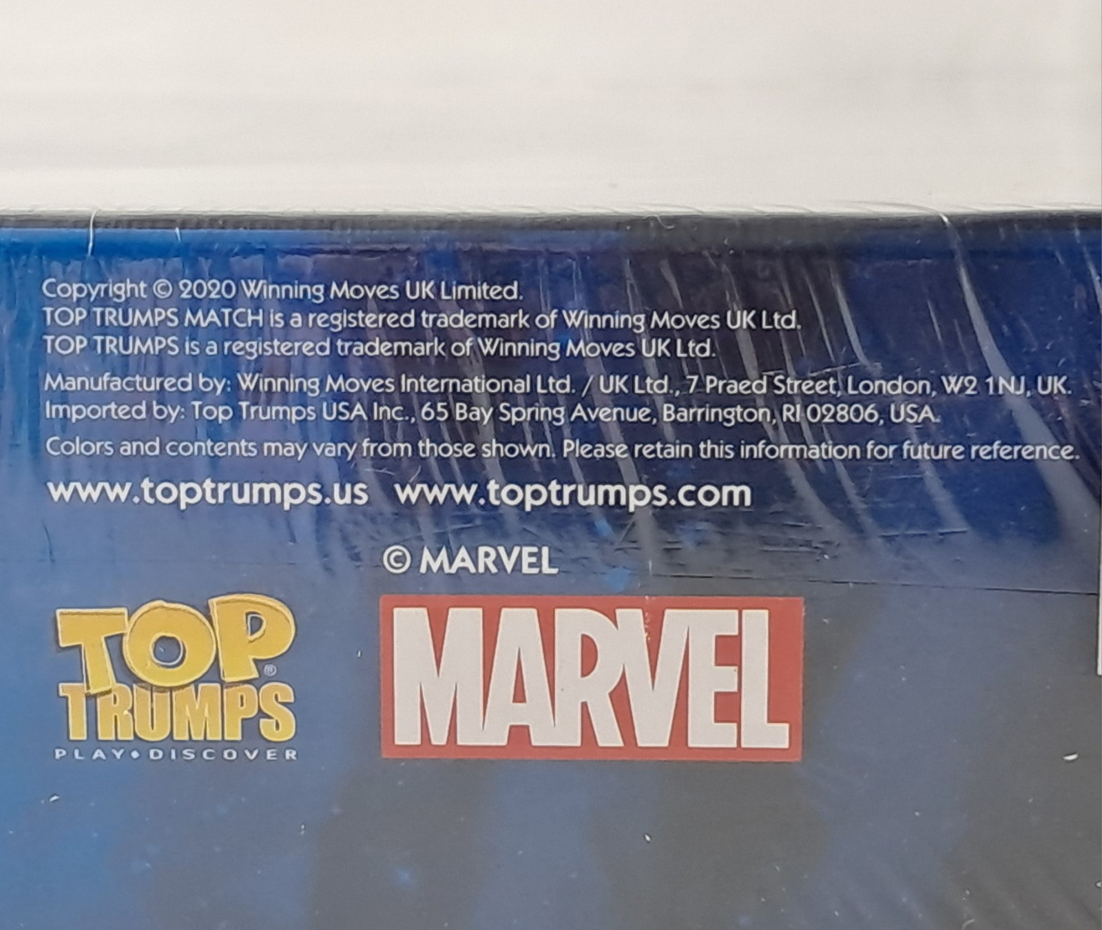 Marvel Avengers Top Trumps Match Crazy Cube Game Age 4+ 2 Players New Sealed