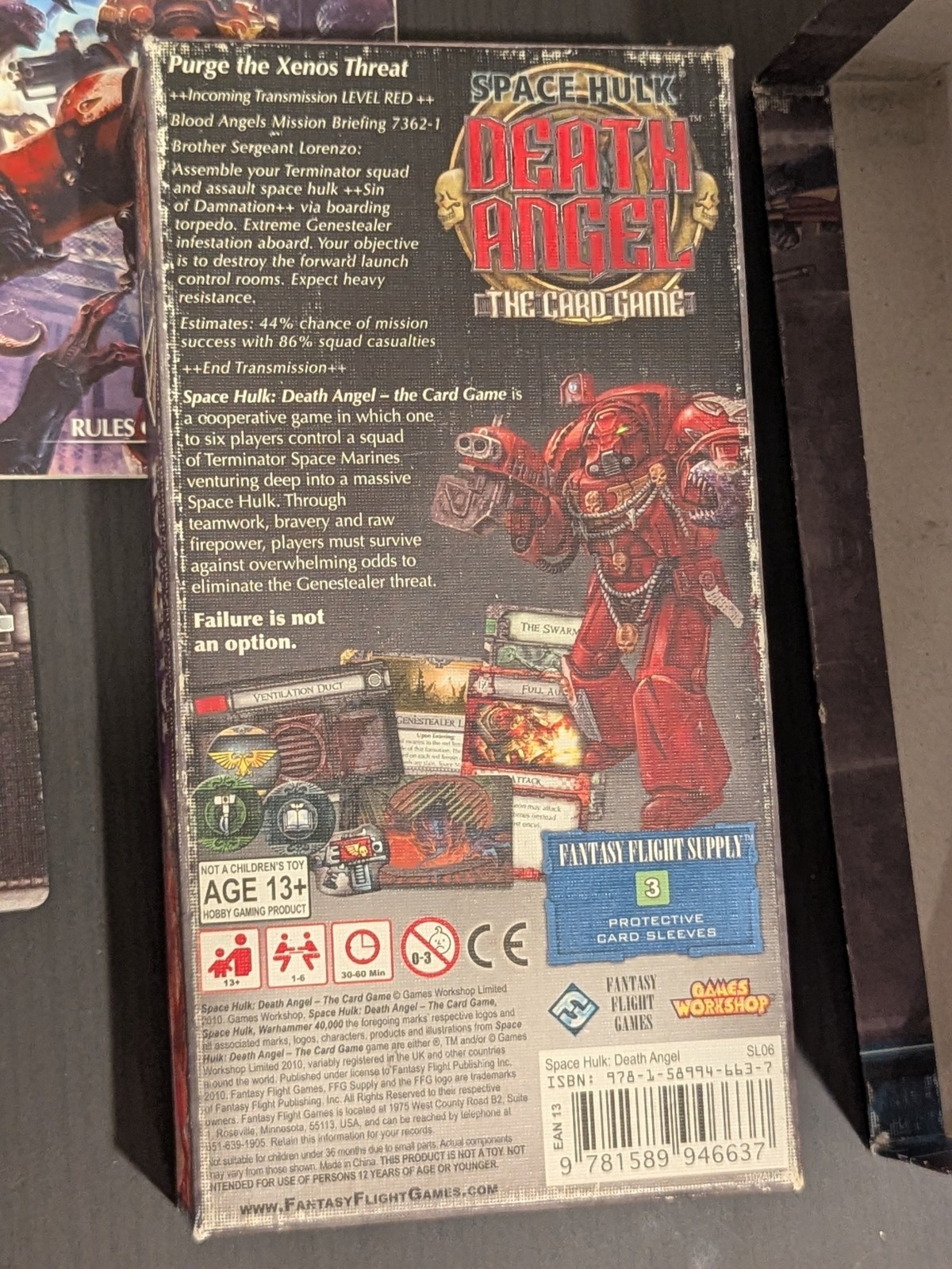 COMPLETE Space Hulk Death Angel The Card Game Warhammer 40K 40,000 2010