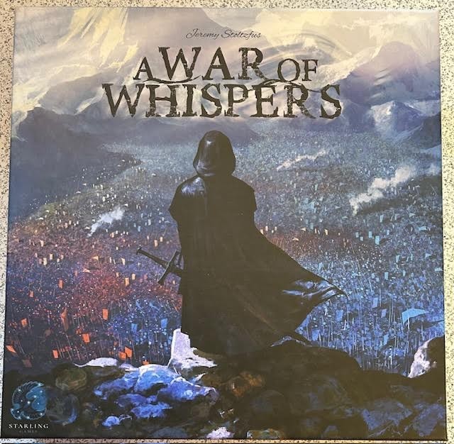 A War of Whispers, COMPLETE OPEN BOX board game by Starling Games