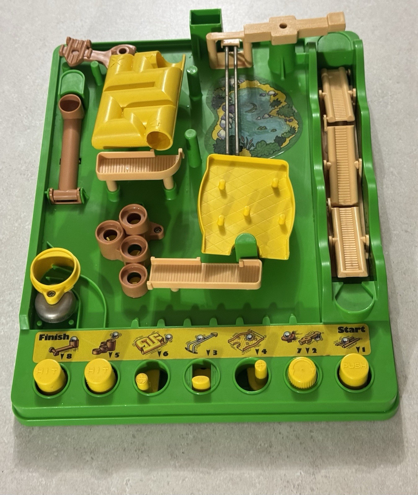 Vintage 1979 Tomy Screwball Scramble Dexterity Tabletop Game – Board Only