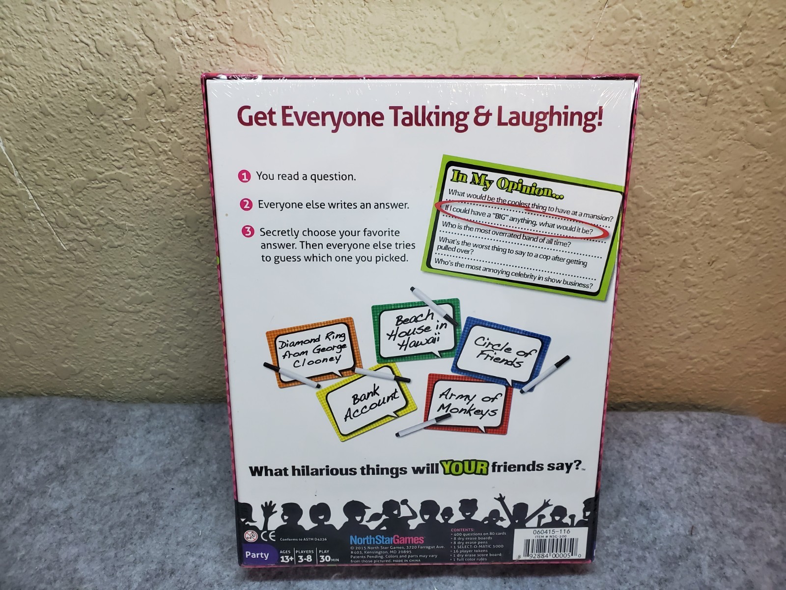 Say Anything Game NEW Sealed Party Game 3-8 Players Ages 13+