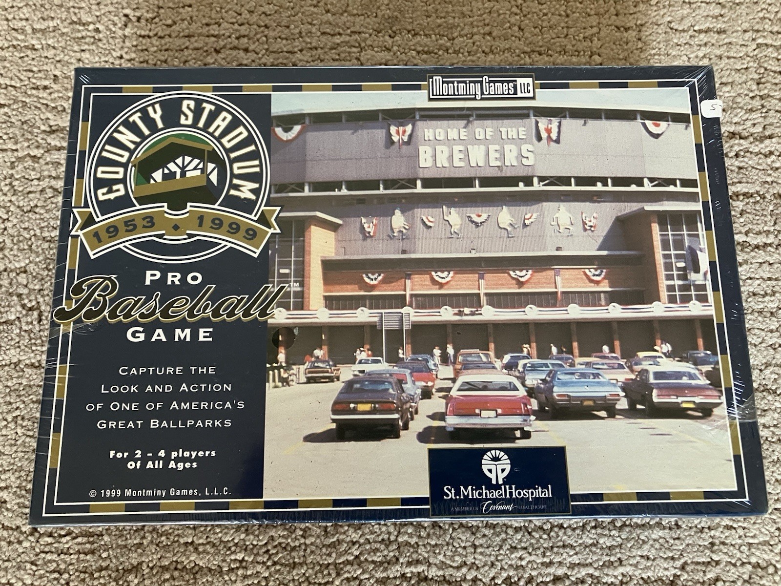 MILWAUKEE BREWERS COUNTY STADIUM PRO BASEBALL GAME 1999 SGA NEW AND SEALED!