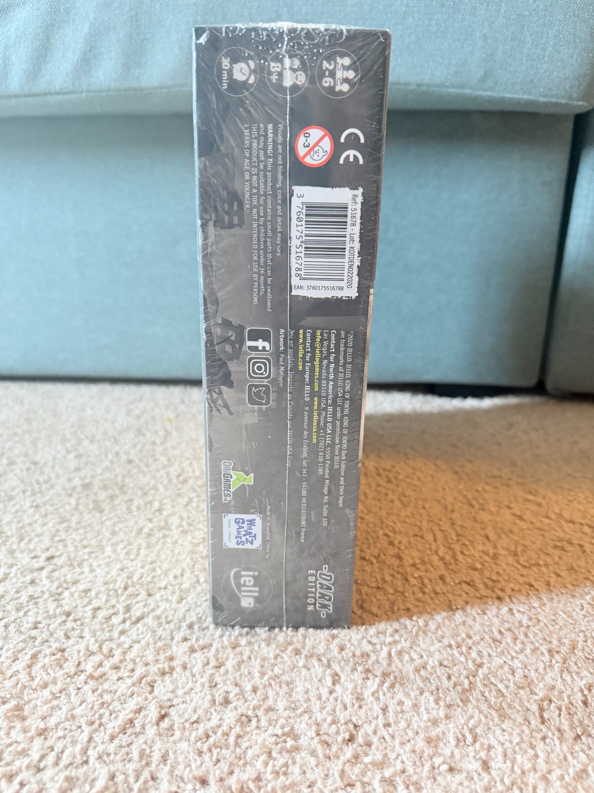 King of Tokyo Dark Edition Board Game Collectors Edition Sealed in Shrink Wrap