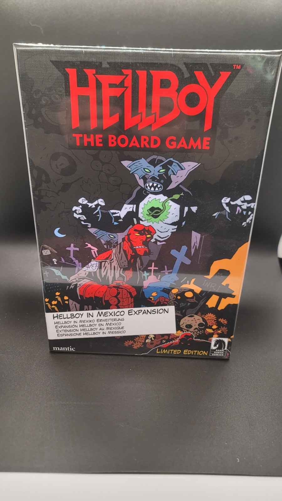 Sealed Hellboy in Mexico 2018 Mantic Board Game Limited Edition Expansion Ship