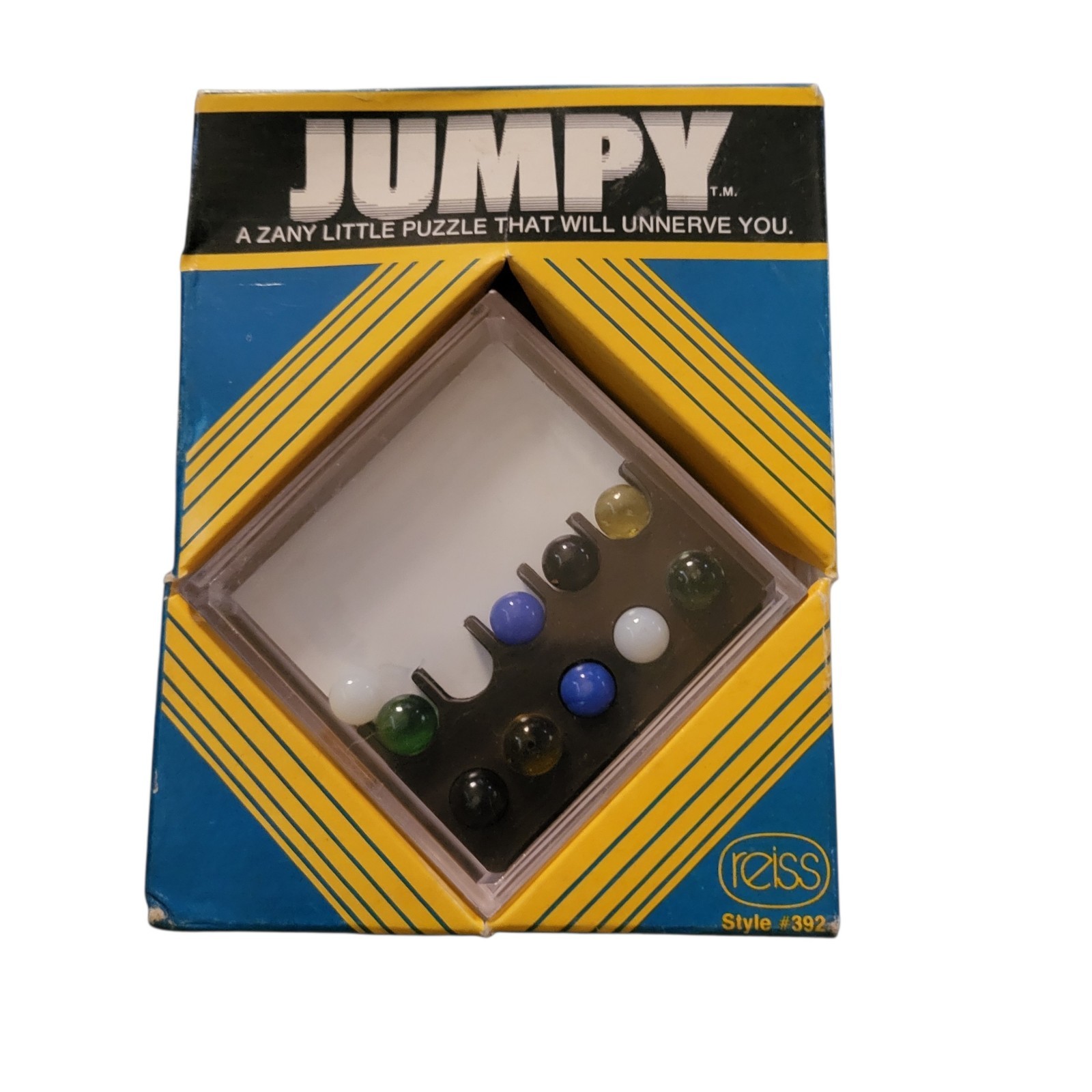 Jumpy Puzzle Nerve Wrackers Reiss Games 1978 Dexterity Strategy Made USA READ