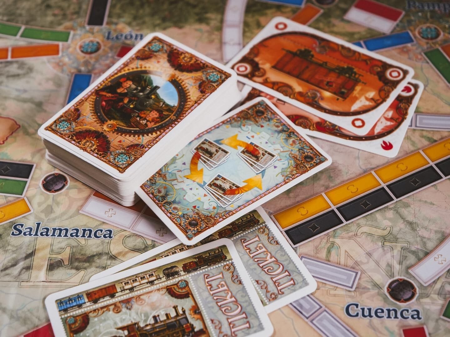 Ticket To Ride Iberia & South Korea Map Collection #8 Game Expansion DOW TTR