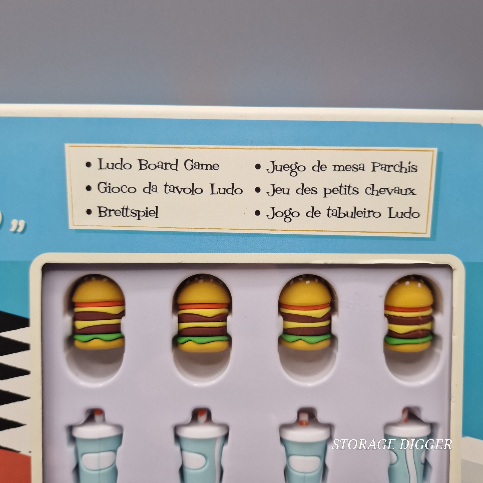 Ludo’s Diner Board Game Tabletop For Family & Friend Game Nights, 2-4 Players