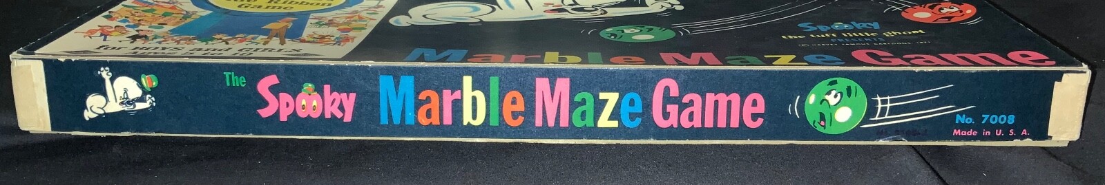 VINTAGE! WARREN BLUE RIBBON GAME – ‘SPOOKY TUFF LITTLE GHOST’ MARBLE MAZE GAME