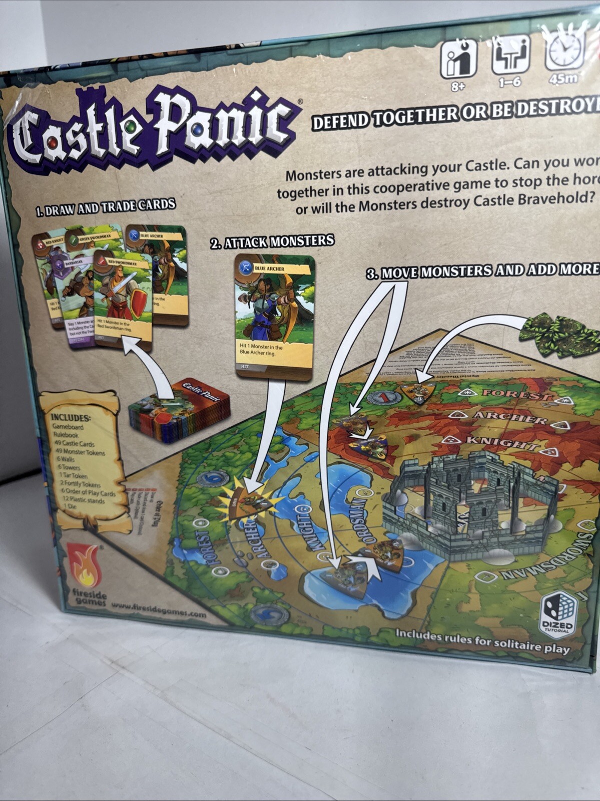 castle panic new sealed fireside games