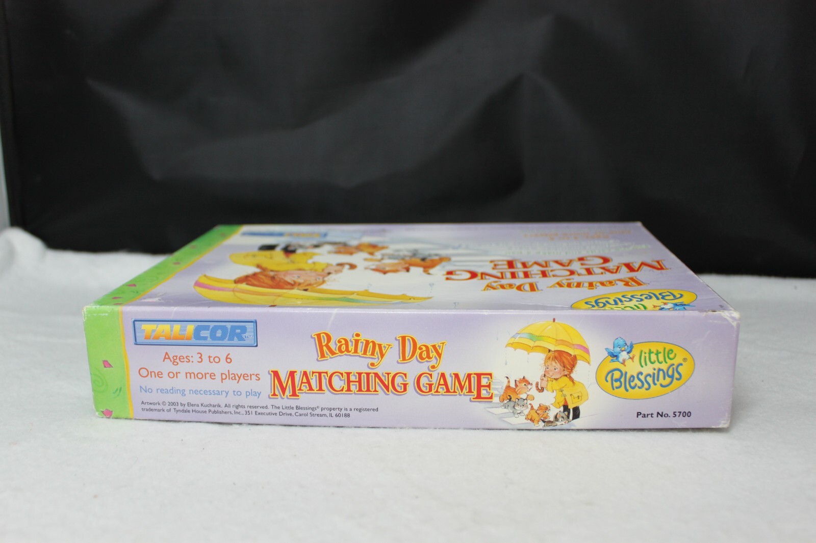 Vintage 2003 Talicor Little Blessings Rainy Day Matching Game 100% Complete