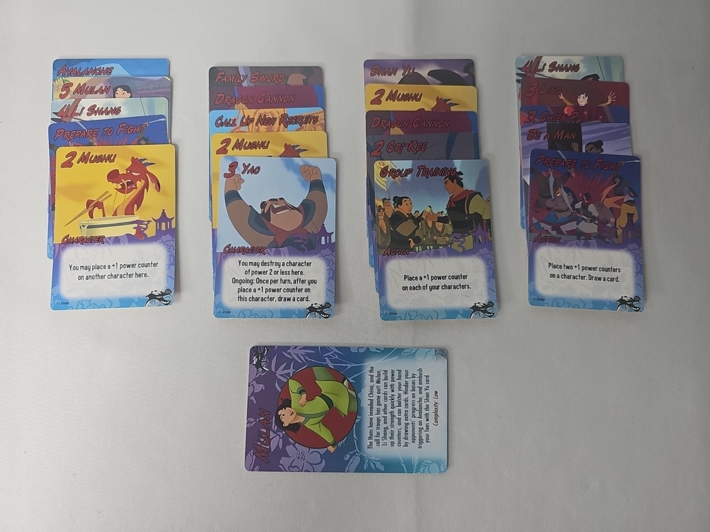 Smash Up DISNEY Mulan Faction Pack – Alderac Entertainment REPLACEMENT SET