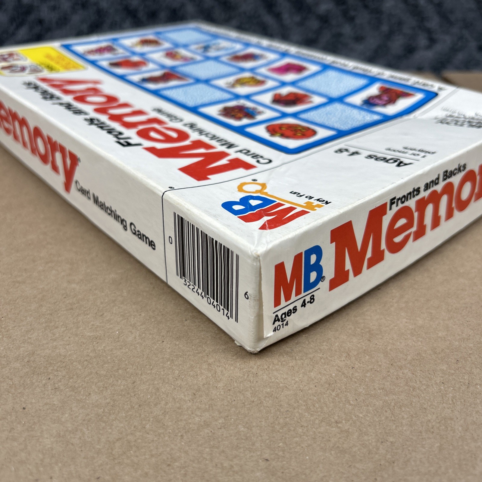 Vtg 1980s Milton Bradley Fronts and Backs Memory Matching Game 72 Cards COMPLETE